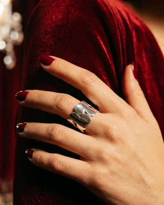 Anillo plata de ley